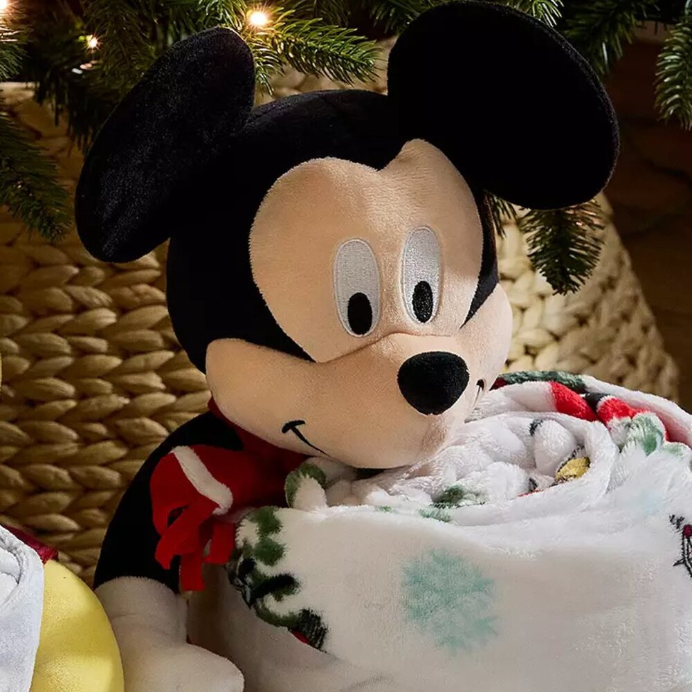 Mickey and Friends Blanket Buddy 2 pc Set PLUSH NWT - Picture 2 of 4